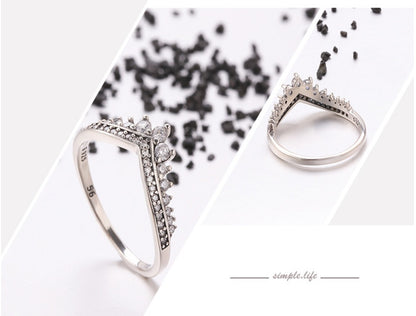 S925 Crown ring