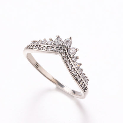 S925 Crown ring