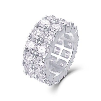 50 Points Moissanite S925 Silver Ring